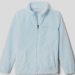 Columbia sherpa jacket light blue
